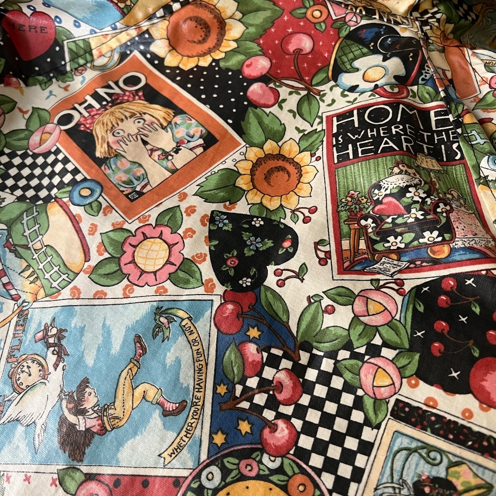 Nordic House Designs - 90's Mary Engelbreit Style - Rain Slicker - Size OSFM - Picture 9 of 10